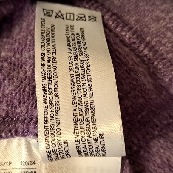 🇨🇦 Girls Roots Sweatshirt Size XXL (13-14 YRS) - Purple 💜 - Picture 8 of 8